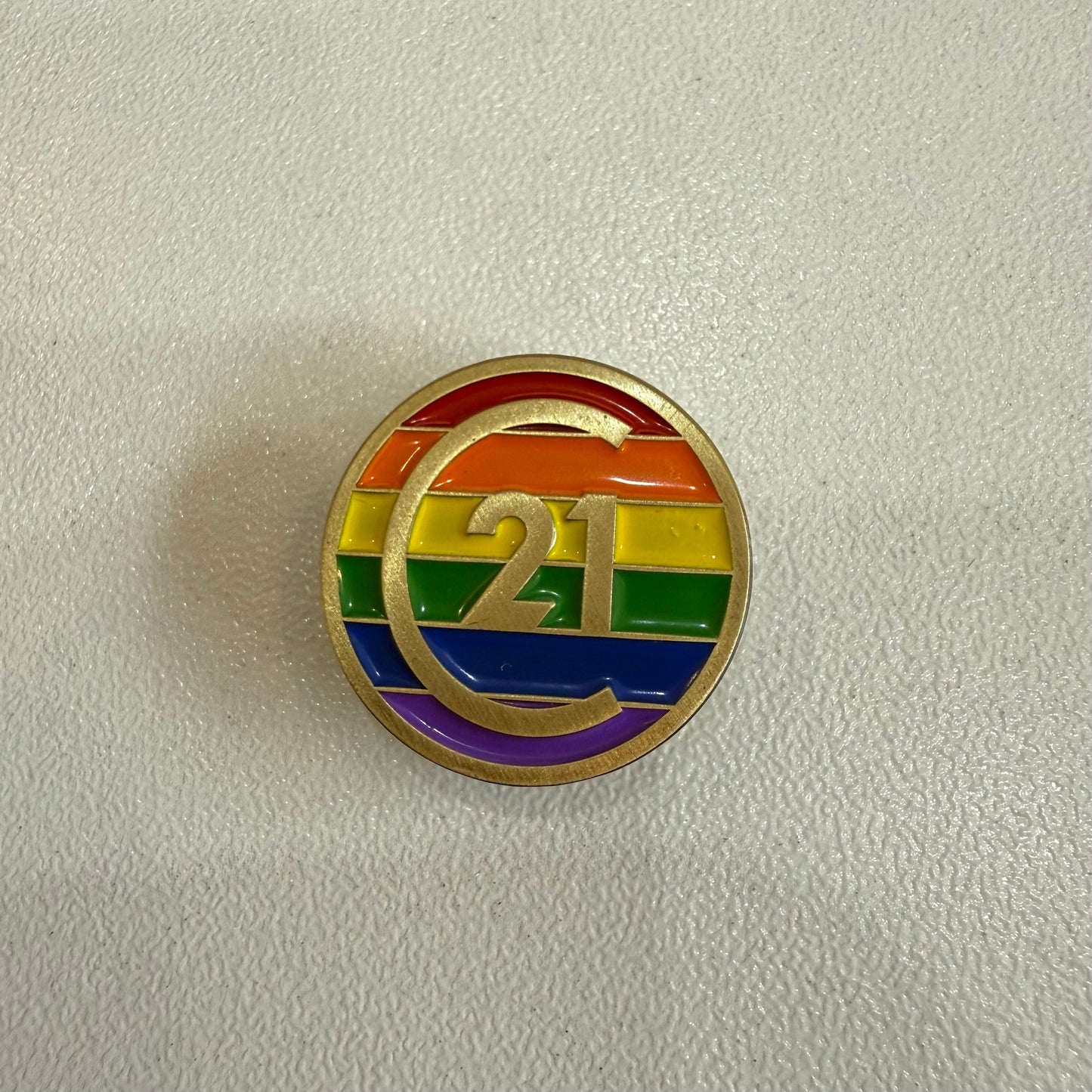 Century 21 Pride Magnetic Pin β Show Your Support in Style! ππ‘