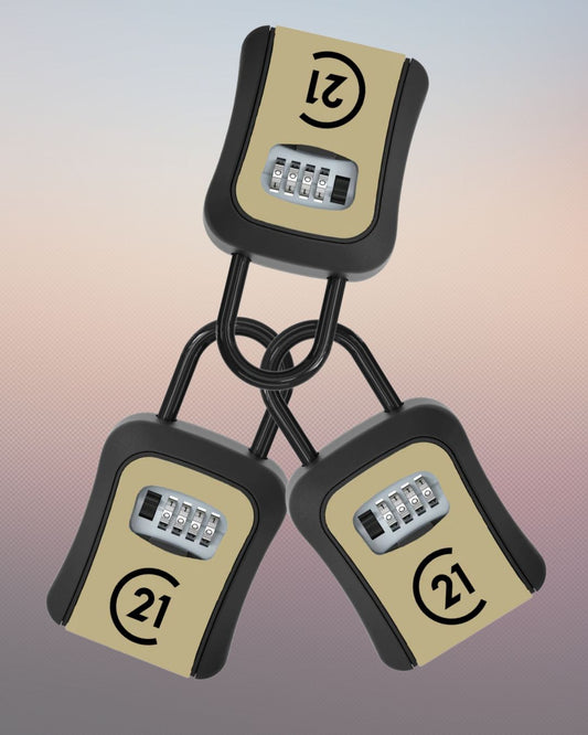 3 x Century 21 Combination Lockbox