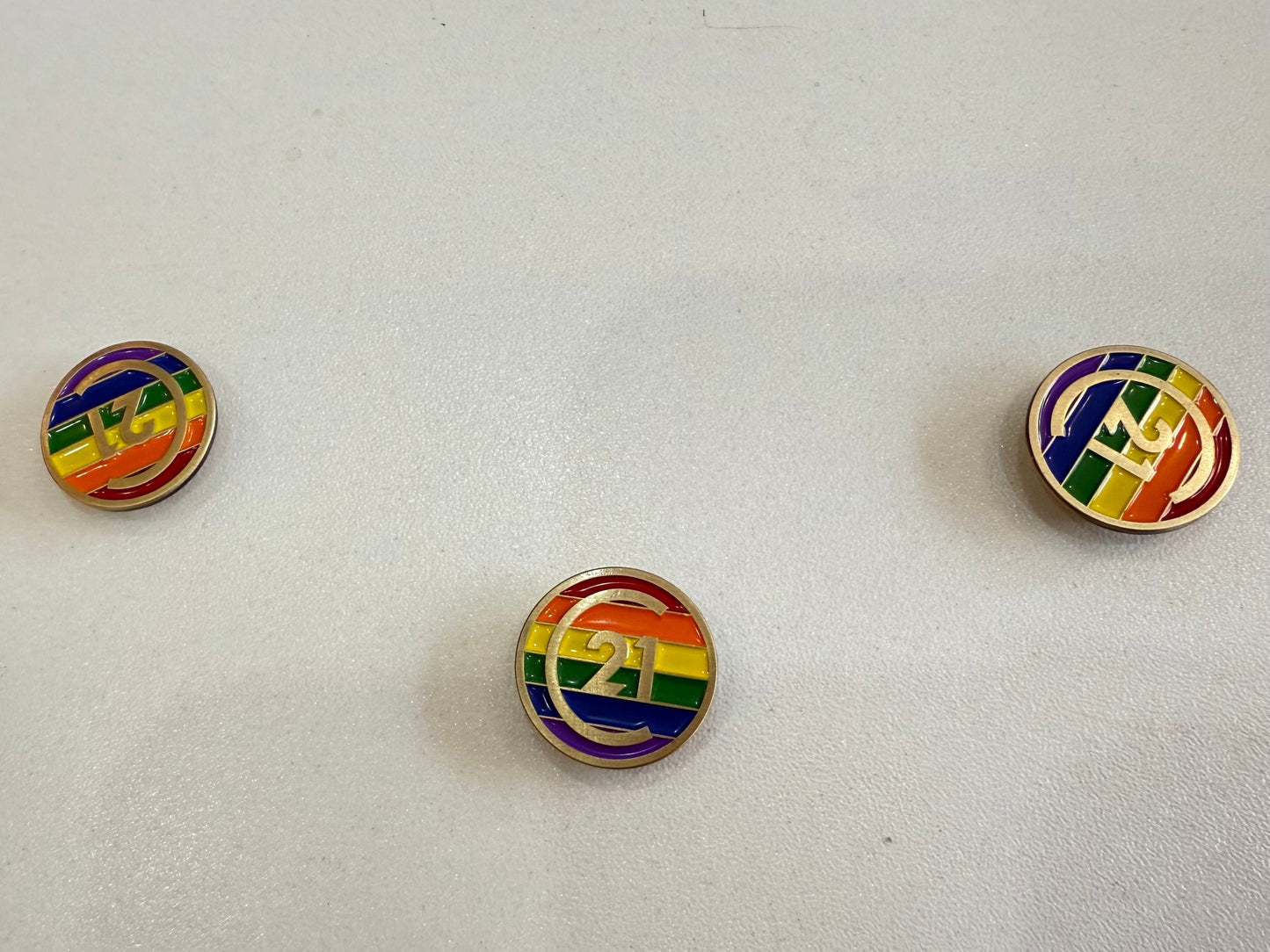 Century 21 Pride Magnetic Pin β Show Your Support in Style! ππ‘
