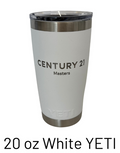 White Century 21 Masters YETI 20 oz Coffee Tumbler