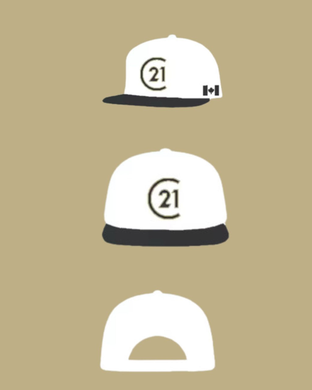 White Century 21 Snapback