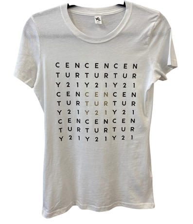 The Century 21 Masters Women’s T-Shirt Gold Logo