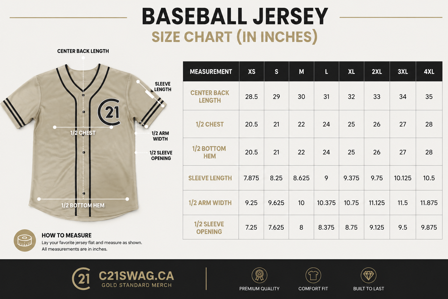 Century 21 Baseball Jersey