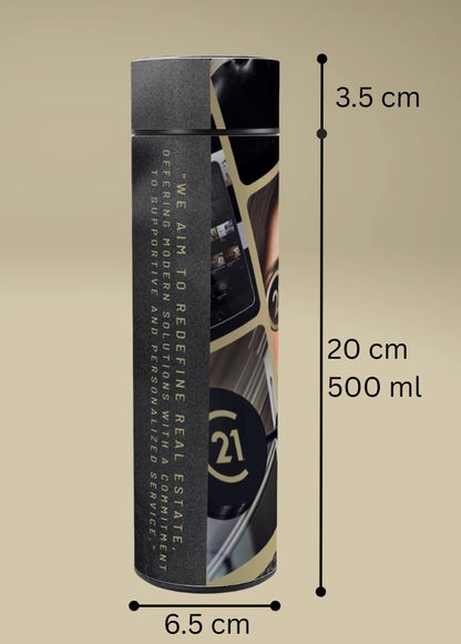 C21 500 ml Thermal Bottle with LED Temp Display
