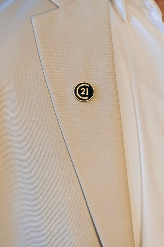 Century 21 Black Lapel Pin – Timeless Elegance for Every Professional