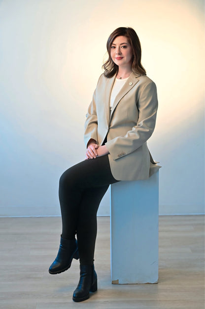 New Era Gold Jacket for Women (Boyfriend Cut) - PRE-ORDER