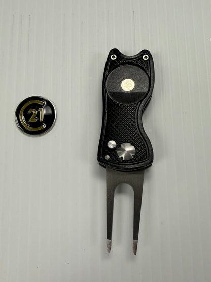 Century 21 Magnetic Divot Repair Tool with Ball Marker