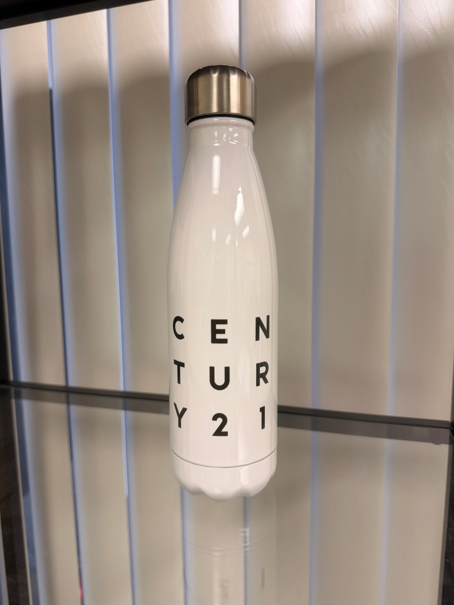 Century 21 White Water Bottle