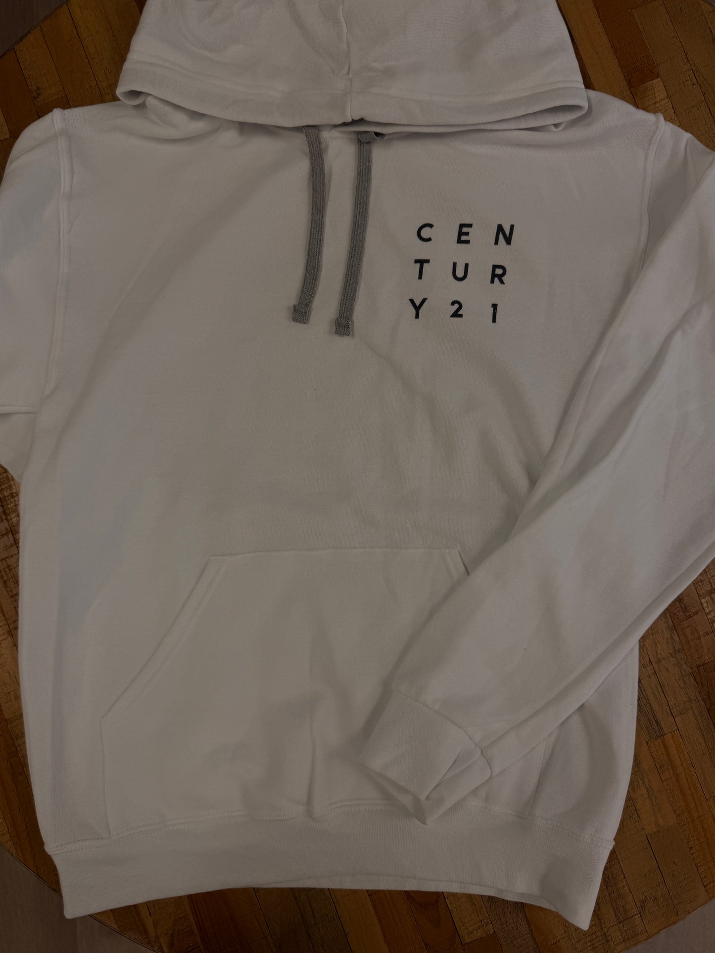 Century 21 White Unisex Sweater