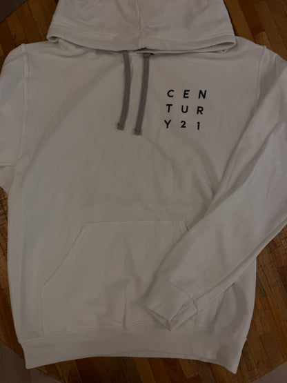 Century 21 White Unisex Sweater