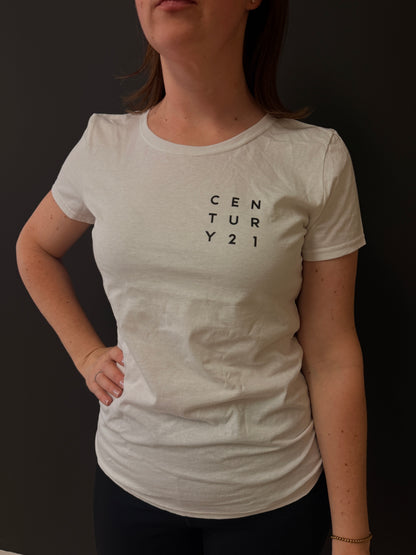 Century 21 Women's White T-Shirt