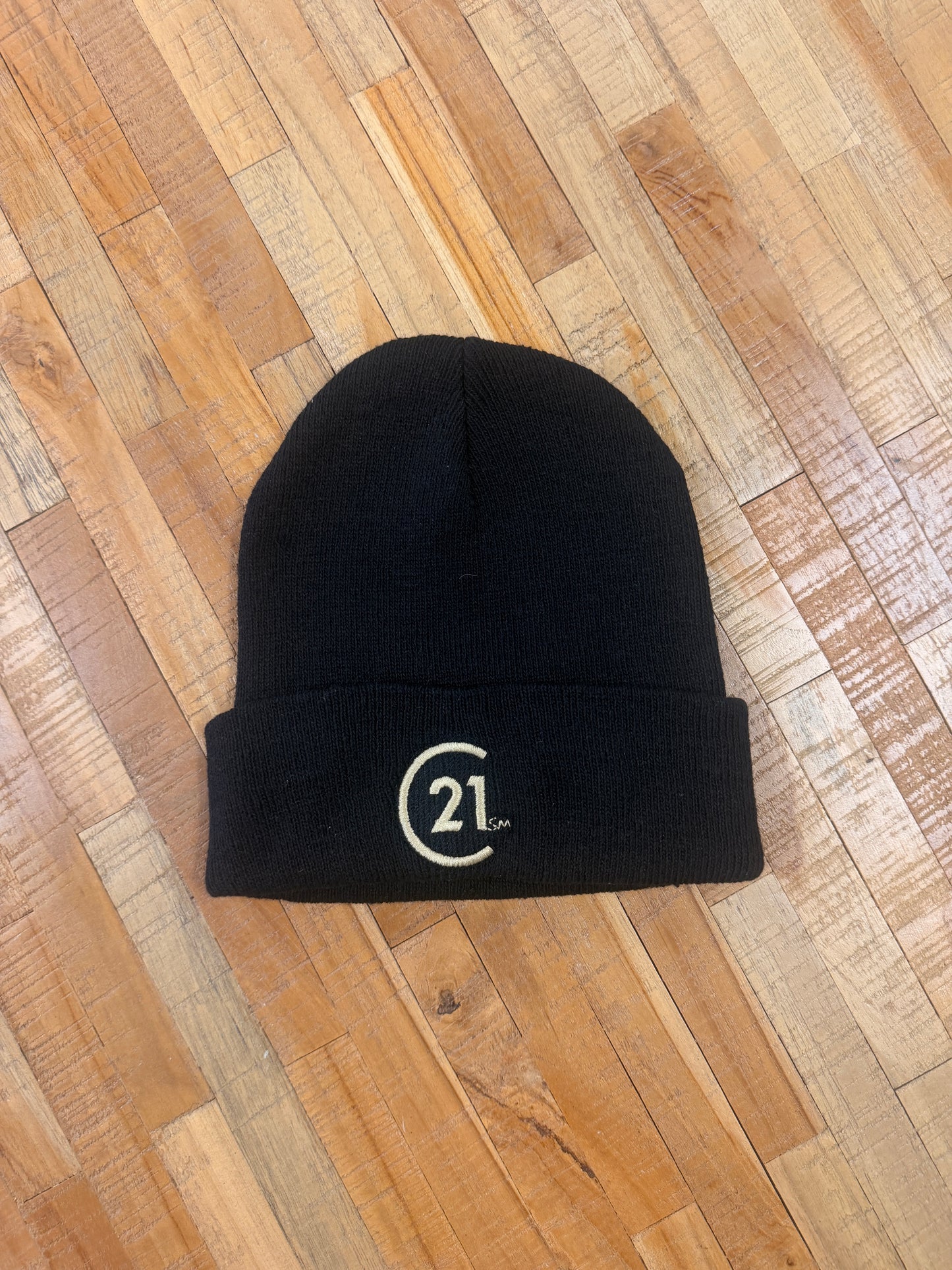 Century 21 Black Cuffed Toque