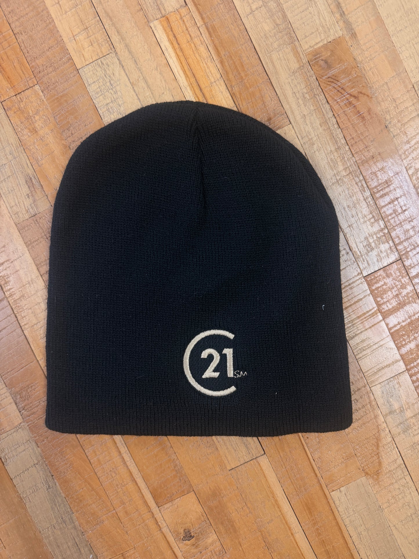 Century 21 Black Beanie