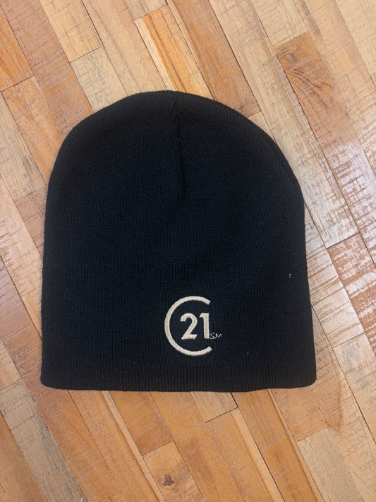 Century 21 Black Beanie