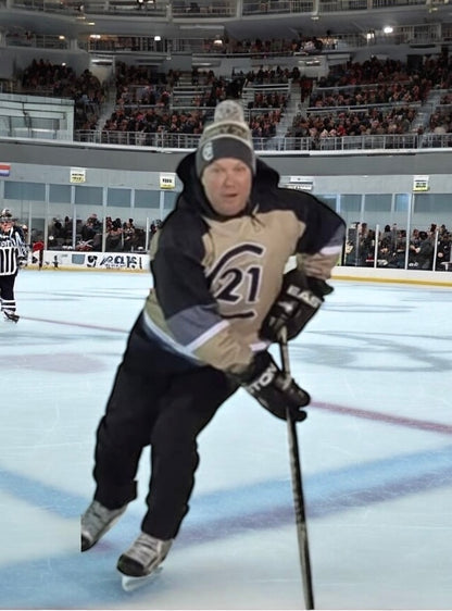 Century 21 Relentless Gold Custom Hockey Jersey