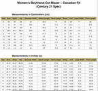 Century 21 Gold Jacket for Women (Boyfriend Cut)