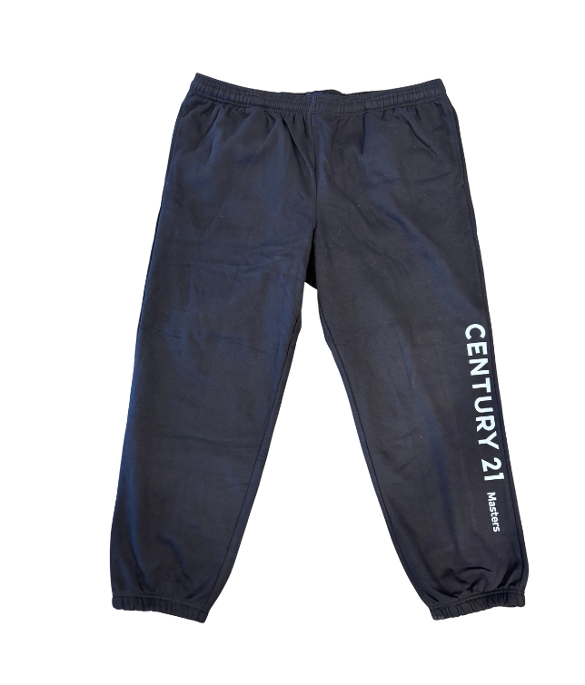 Century 21 Masters AB Wide Black Vintage Sweatpants