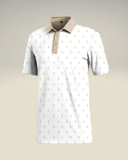 White Century 21 Golf Polo For Men