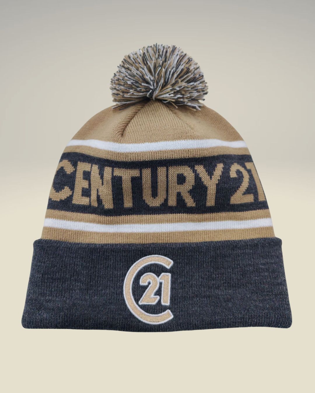 Century 21 Relentless Gold Knit Toque