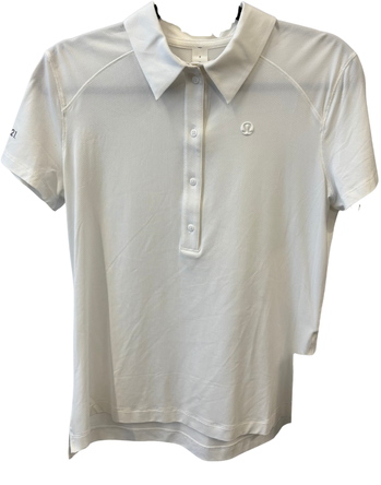 Century 21 Masters White Lululemon Short Sleeve Polo
