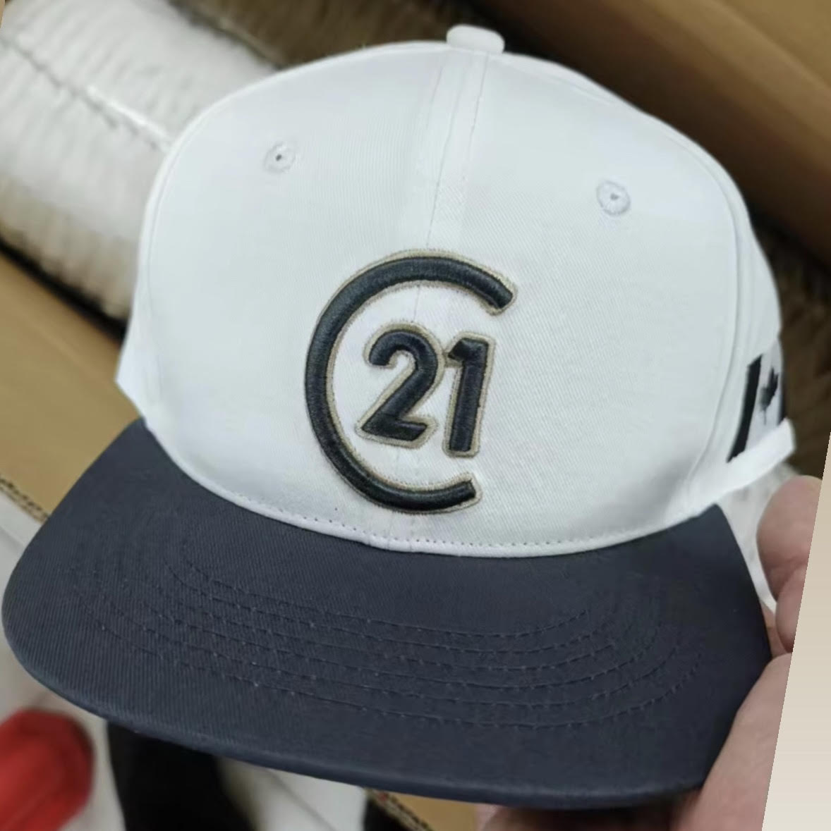 White Century 21 Snapback