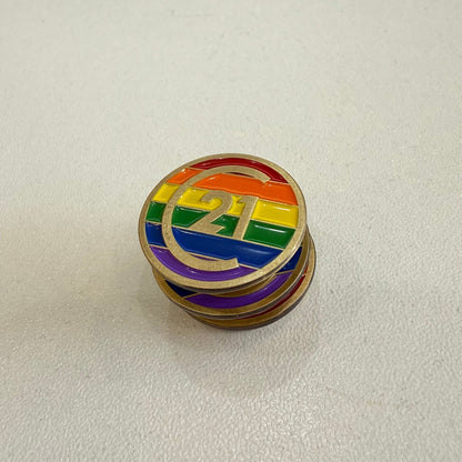 Century 21 Pride Magnetic Pin – Show Your Support in Style! 🌈🏡